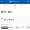 Bing Microsoft Translator - Translate to Japanese